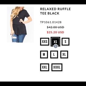 Relaxed Ruffle Tee